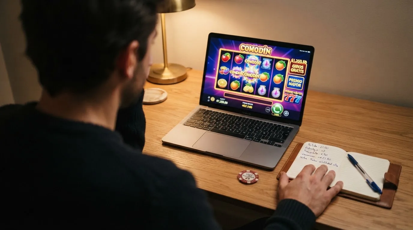 Tabla con los 2026 operadores DGOJ analizados, sus bonos de bienvenida, requisitos de apuesta y tamaño del catálogo de juegos