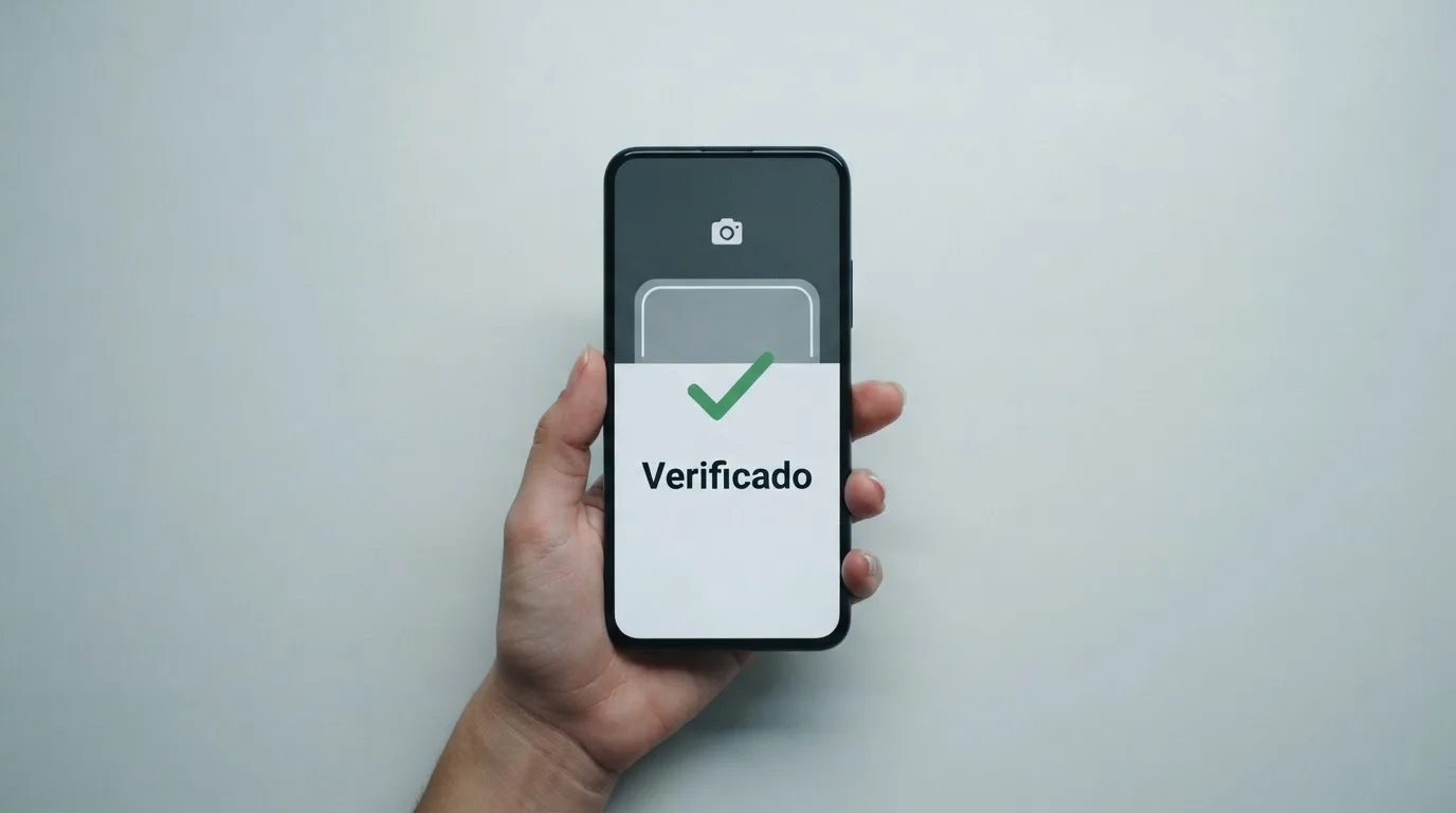 El logotipo de la DGOJ sobre un documento oficial y un móvil mostrando una pantalla de verificación de identidad